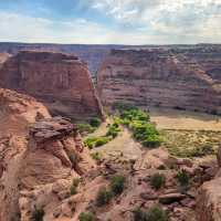 A breathtaking overlook of Canyon de Chelly’s rugged landscape