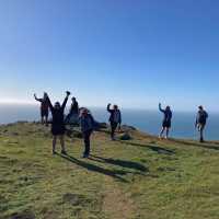 Enjoying great views in good company