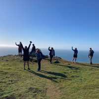 Enjoying great views in good company