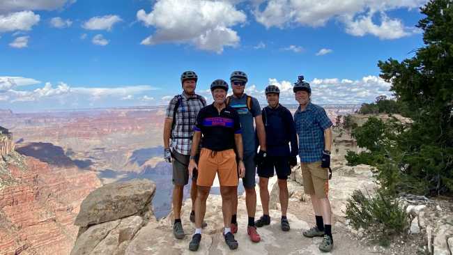 Epic views along the route at Grand Canyon National Park