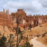 Freeze-thaw cycles, wind and time all contributed to carving these hoodoos