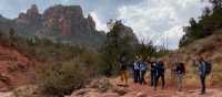 Happy hikers in Sedona | Cimarron Anderson