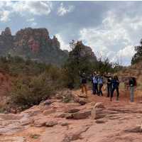 Happy hikers in Sedona | Cimarron Anderson