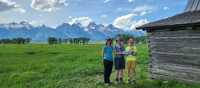 Mormon Row beneath the Tetons