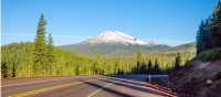 The road to Mount Bachelor