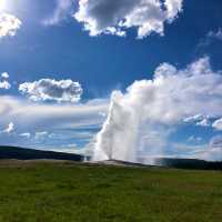 Old Faithful in Yellowstone