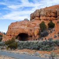 Pedaling towards Bryce Canyon National Park