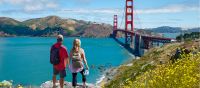 Enjoy sweeping views of the Golden Gate Bridge from the Bay Trail