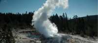 Old Faithful erupting in Yellowstone National Park | Sue Badyari